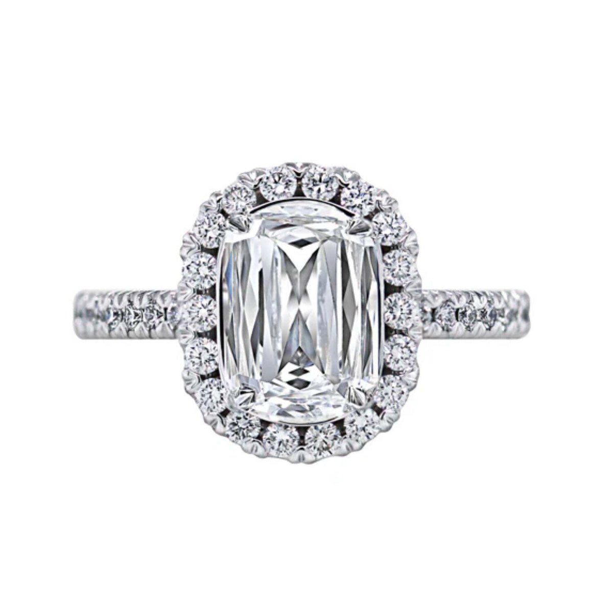 Christopher Designs L'Amour Crisscut Diamond Engagement Ring