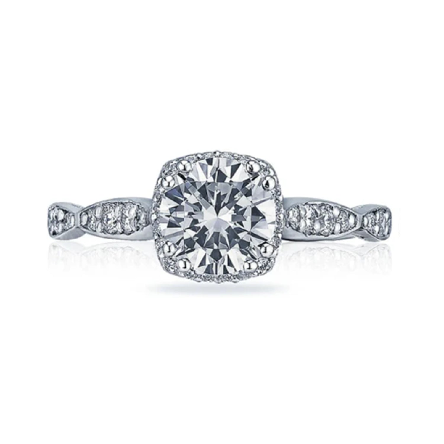 Tacori Cushion Bloom Engagement Ring
