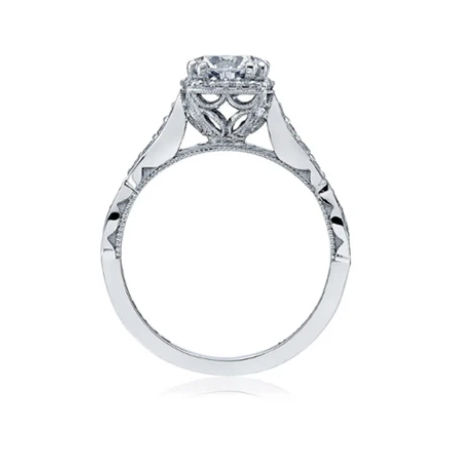 Tacori Cushion Bloom Engagement Ring