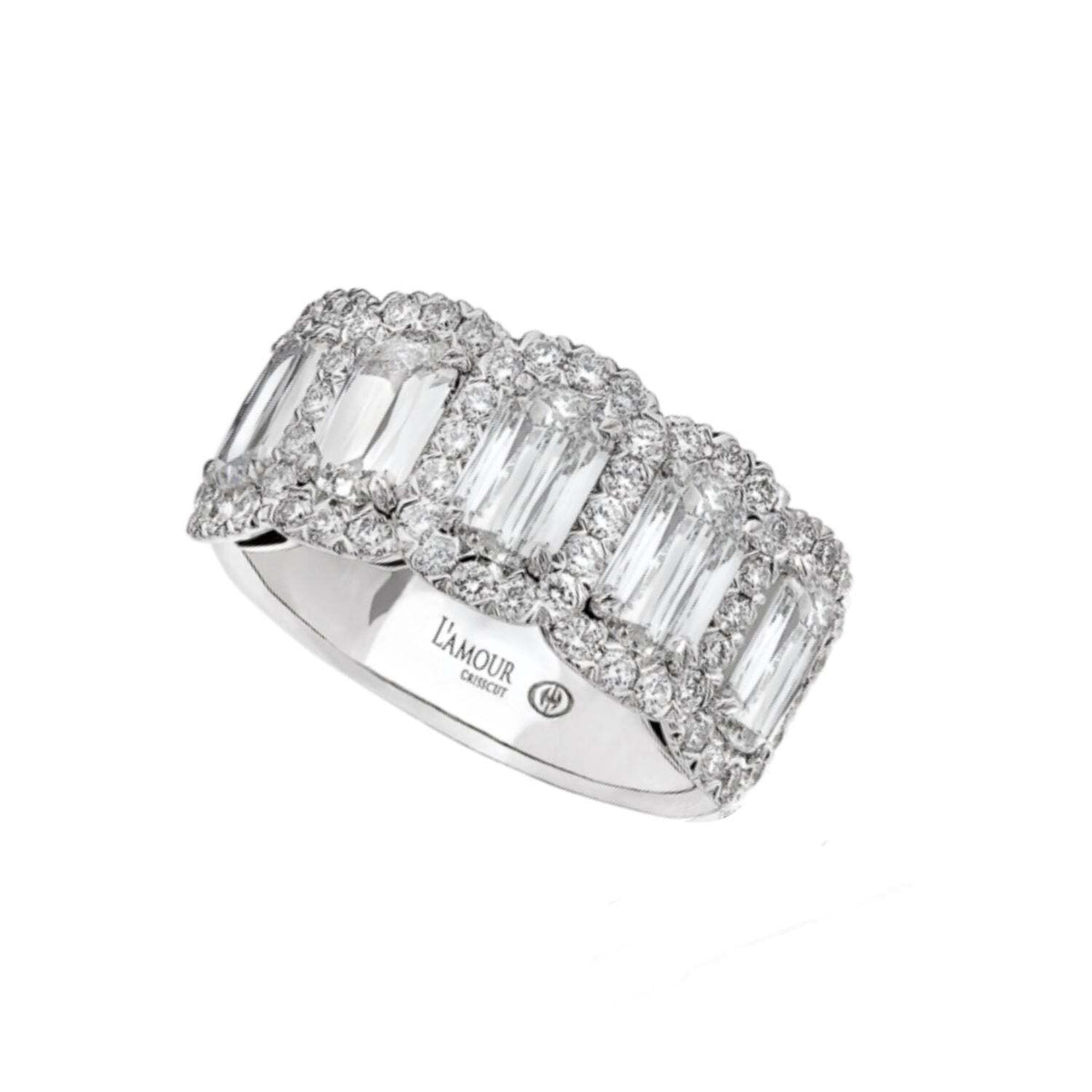 Christopher Designs Halo Diamond Band