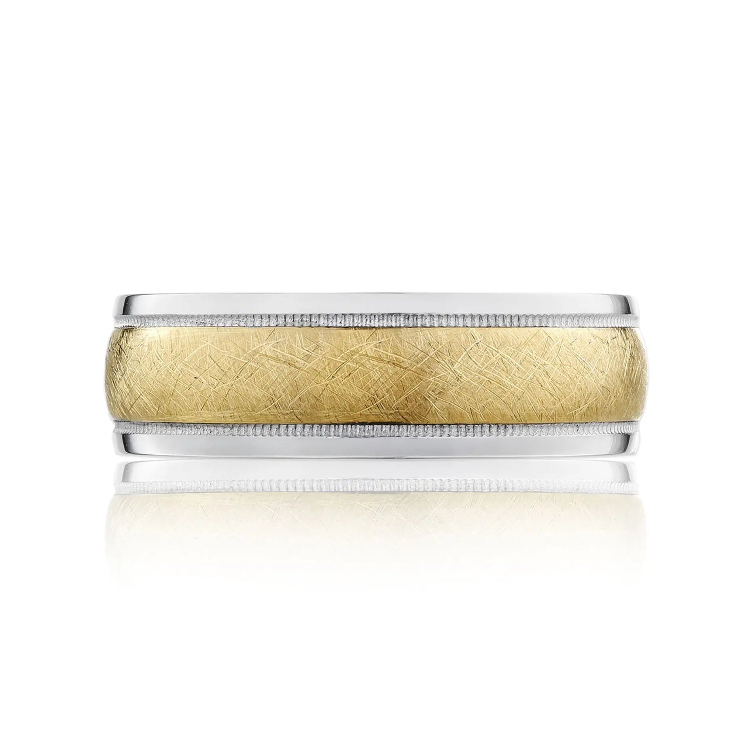 Video Thumbnail: Untitleddesign 2024 07 - Tacori Men's Two-tone Finish Wedding Band