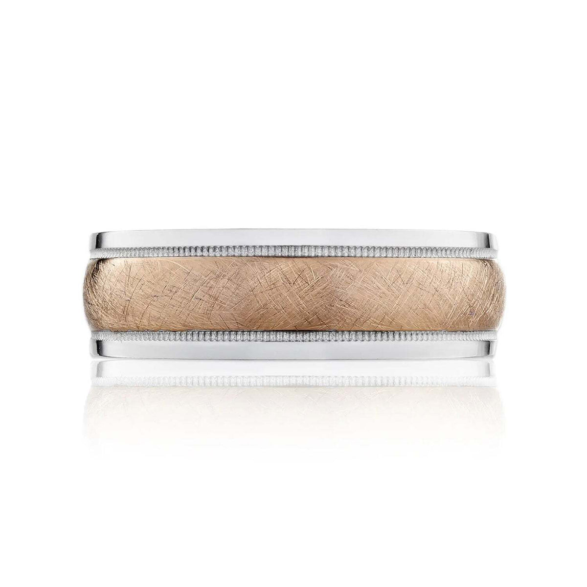 Video Thumbnail: Untitleddesign 2024 07 - Tacori Men's Two-tone Finish Wedding Band