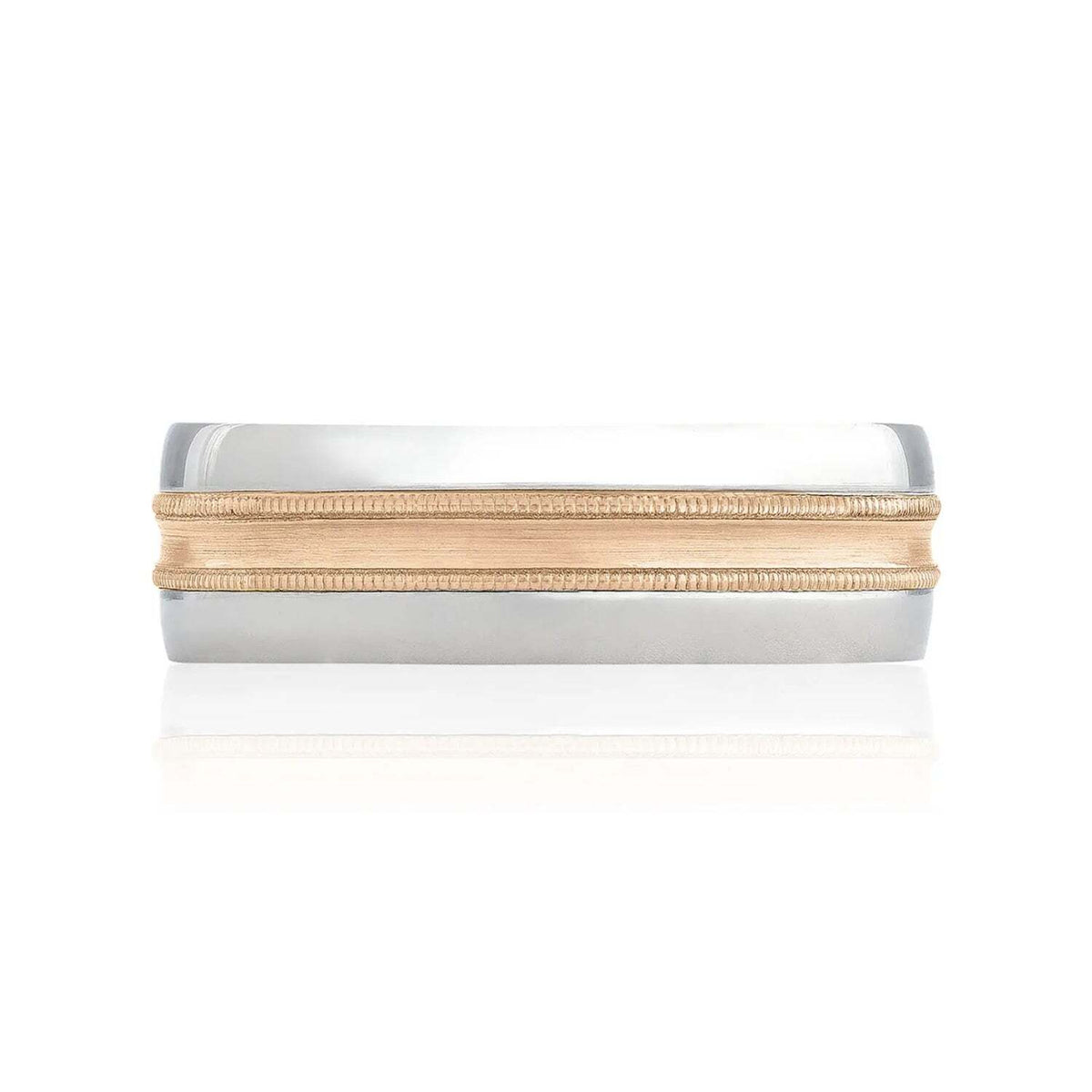 Tacori Men's Mixed Finish Wedding Band