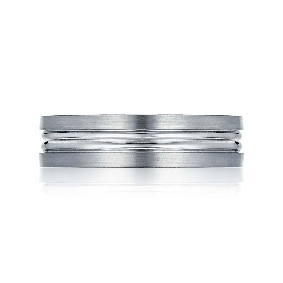 Tacori Men's Satin Finish Wedding Band 6MM