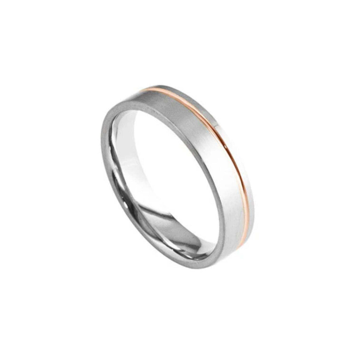 Furrer Jacot Men's Single Groove Wedding Band