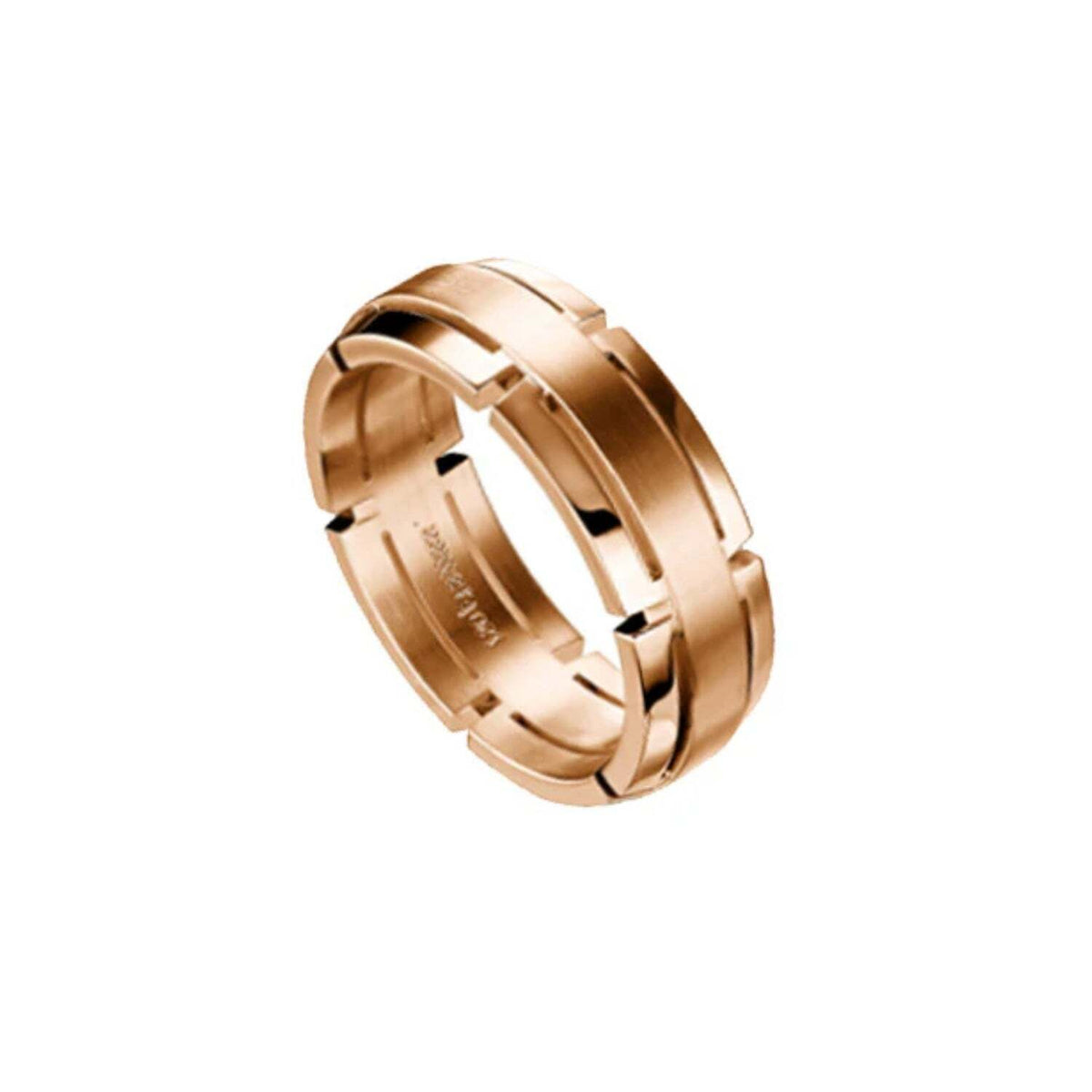 Furrer Jacot Men's Geometric Wedding Band