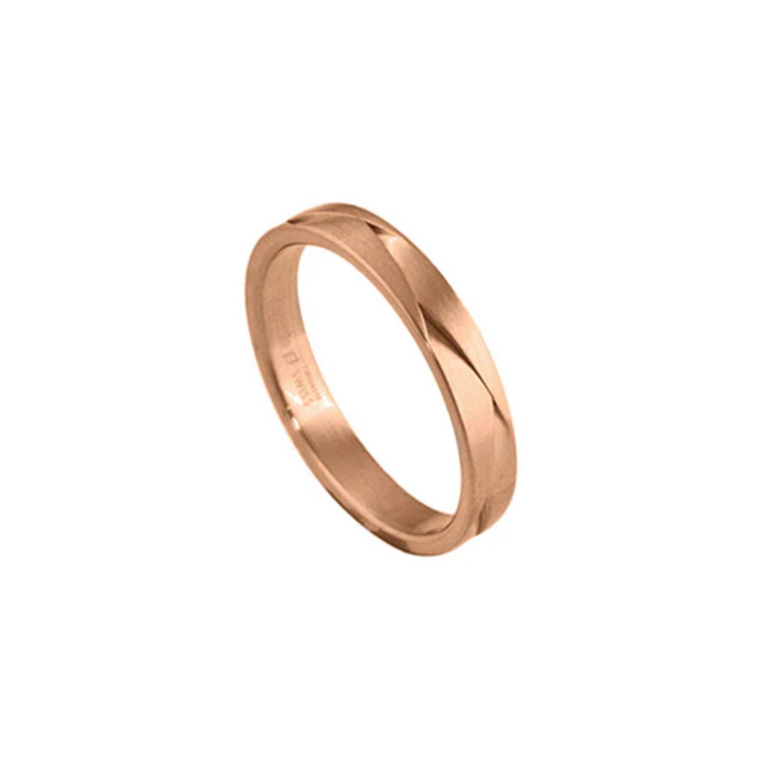 Furrer Jacot Men's Thin Braided Wedding Band