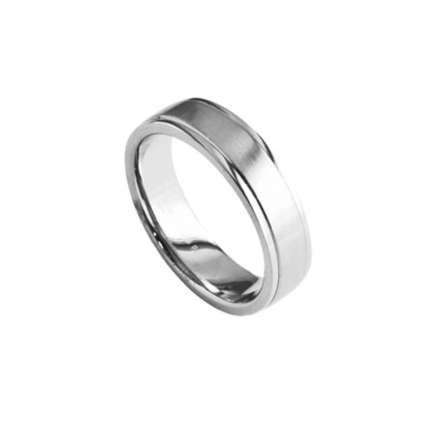 Furrer Jacot Men's Classic Sleek Wedding Band