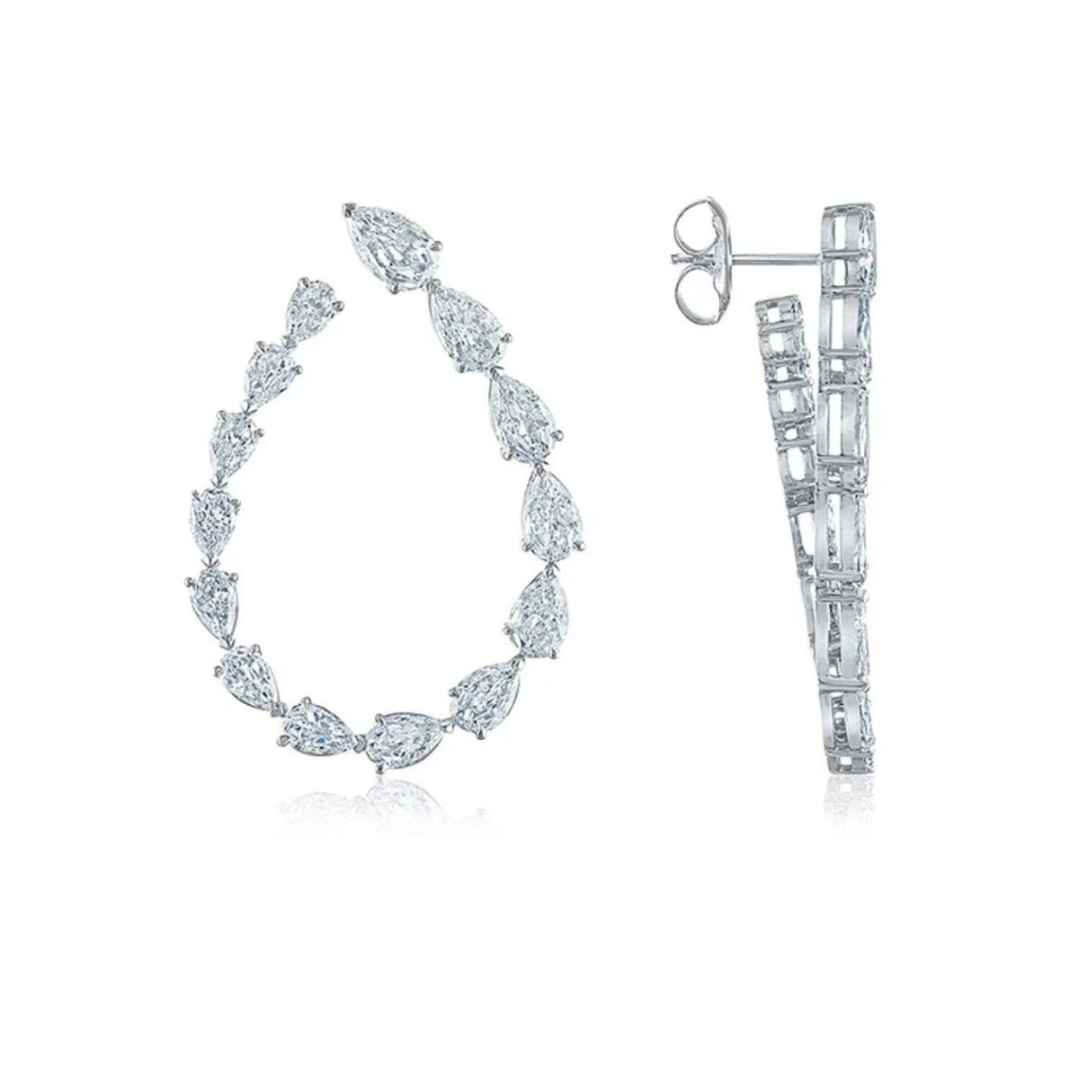 Video Thumbnail: Untitleddesign 70 - Christopher Designs Diamond Hoop Earrings