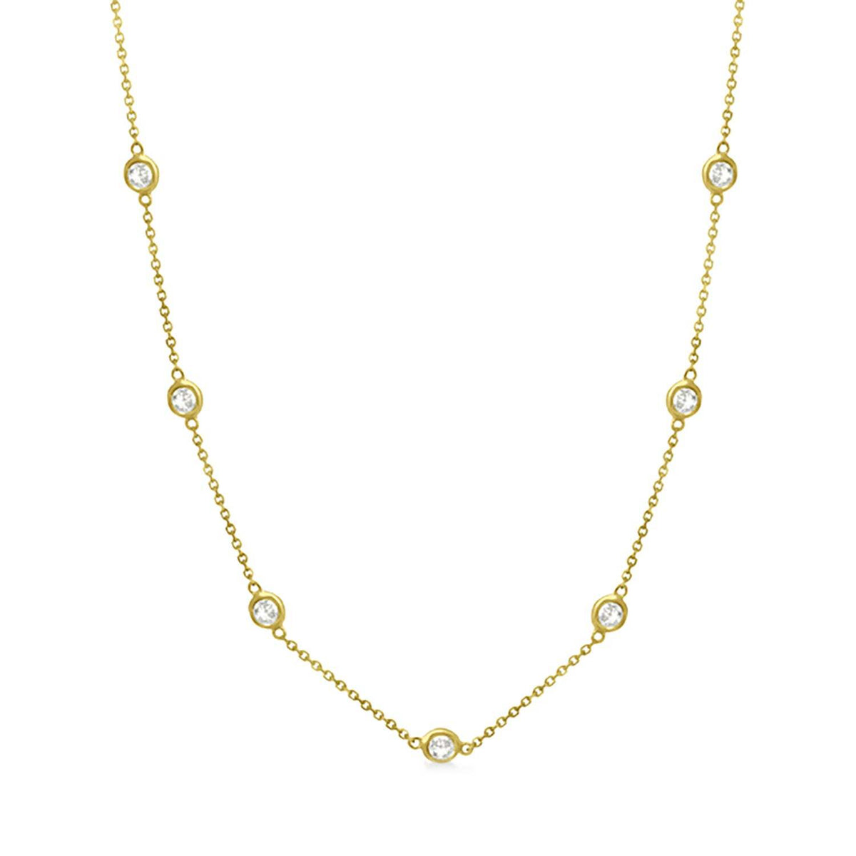 Video Thumbnail: Station Diamond Necklace 1.34ctw