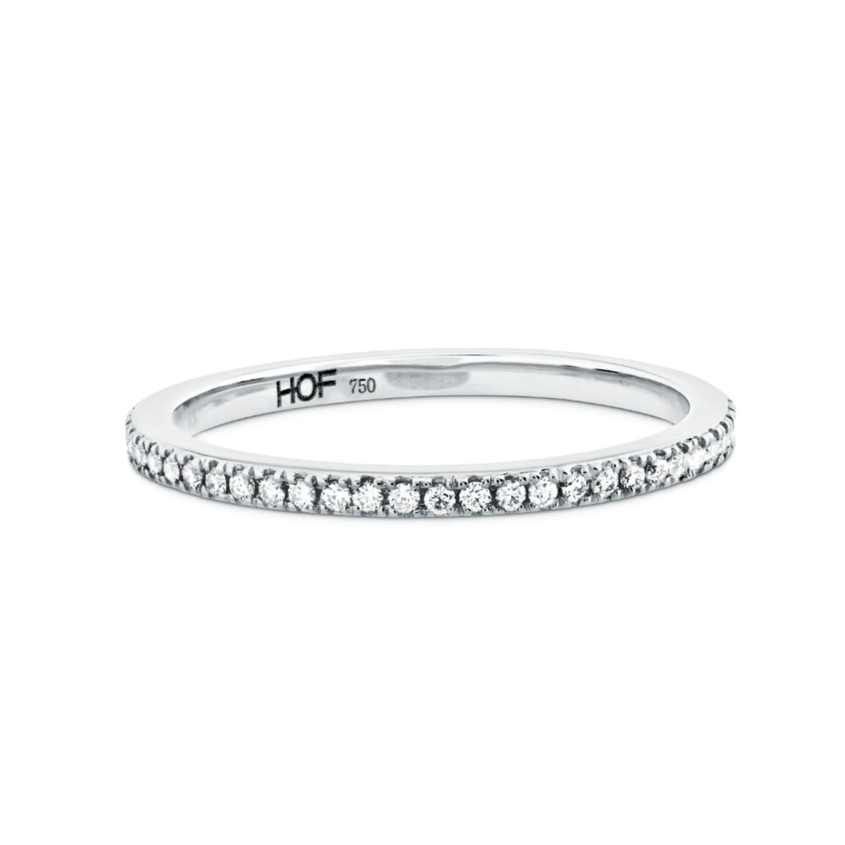 Hearts On Fire 18K White Gold Classic Eternity Band 0.19ctw