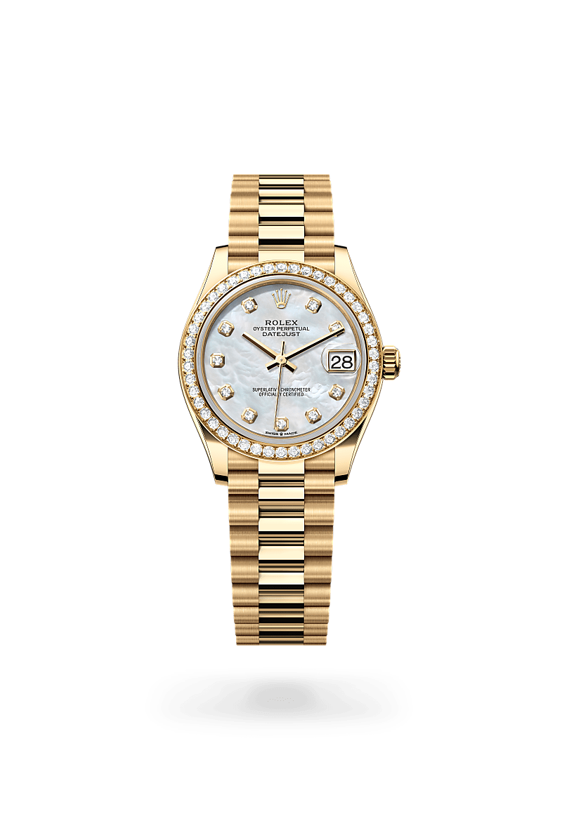 Rolex Datejust 31 18 ct yellow gold, M278288RBR-0006