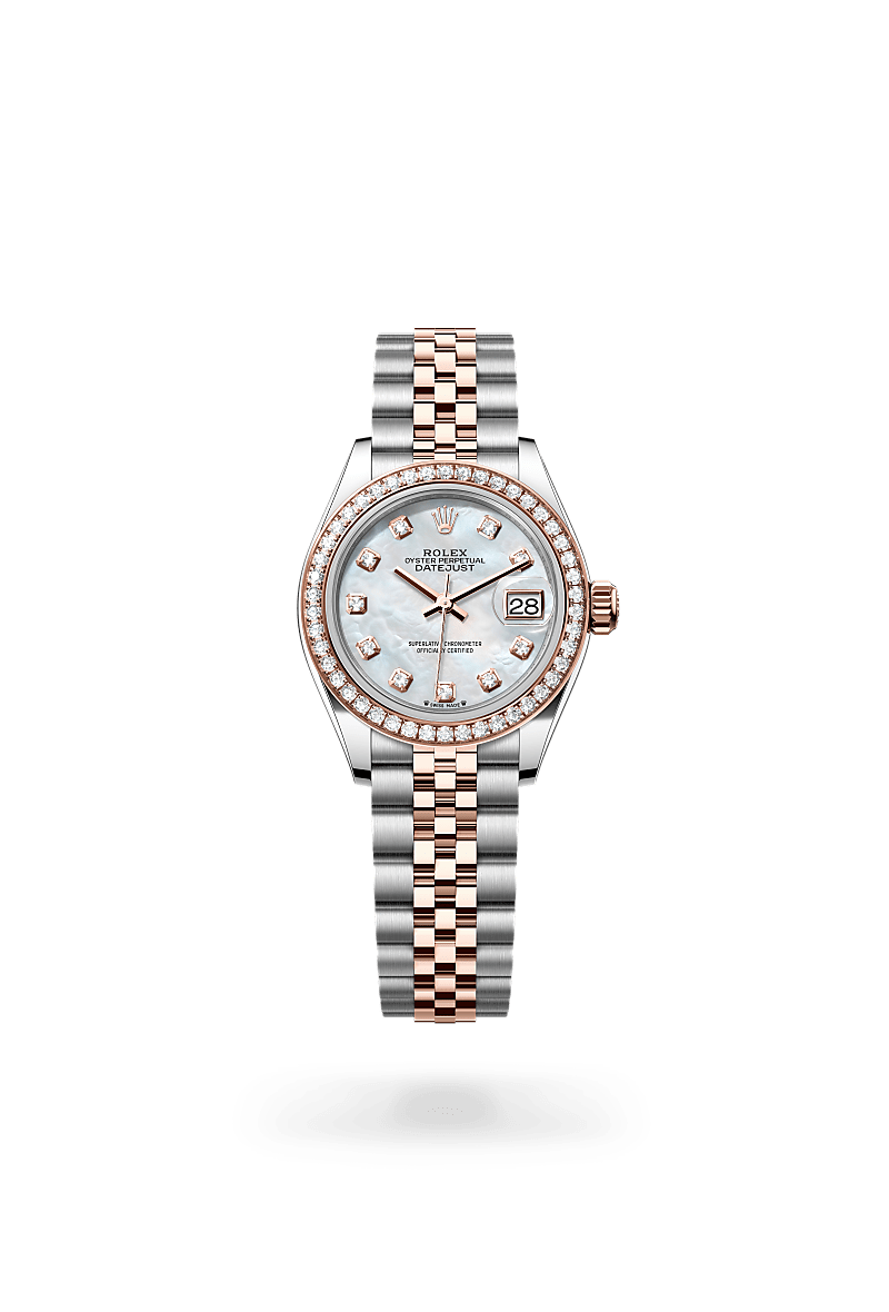 Rolex Lady-Datejust Everose Rolesor - combination of Oystersteel