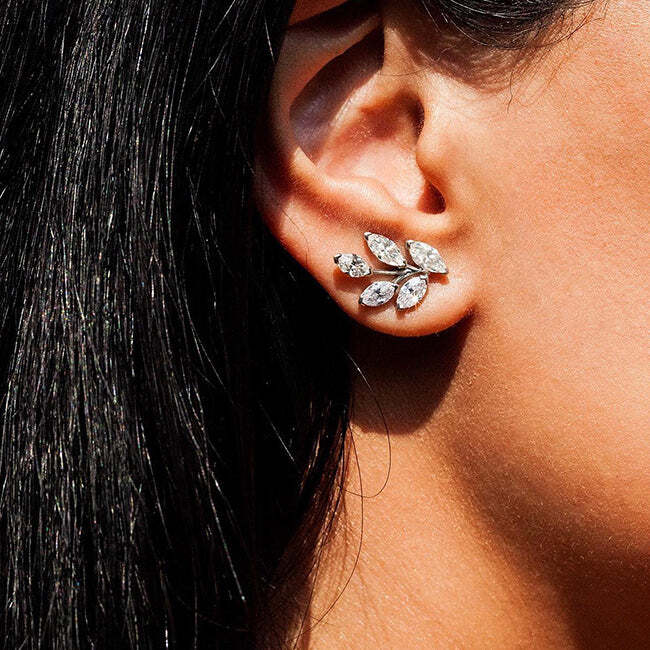 Video Thumbnail: Marquisstudearrings - Marquis Diamond Stud Earrings