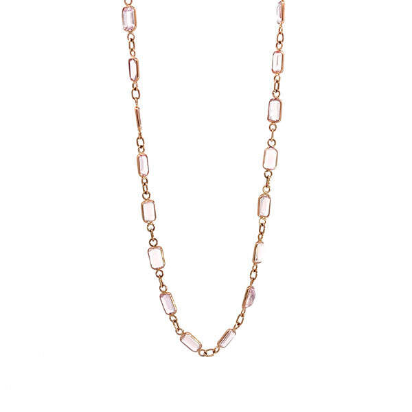 Pink Sapphire Necklace