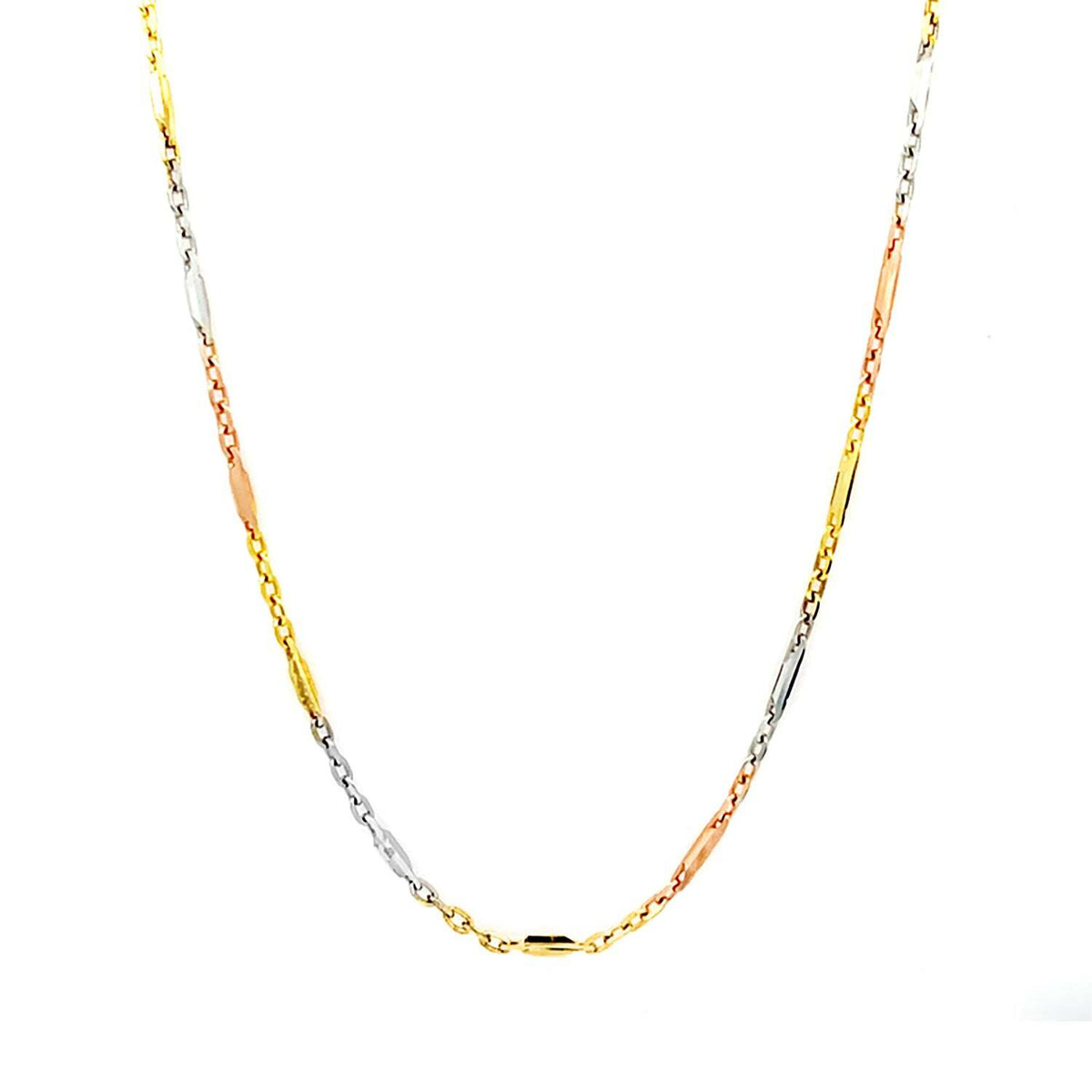 Video Thumbnail: Tri-gold Fancy Necklace 16" |howard Fine Jewellers