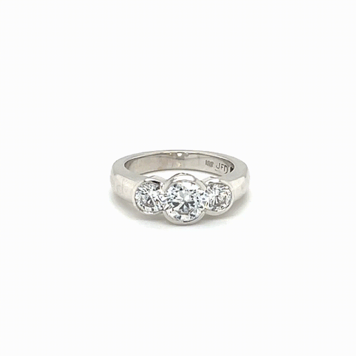 Howard Design Three Stone Engagement Ring