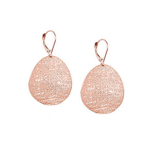 Video Thumbnail: Gold Lace Circle Drop Earrings