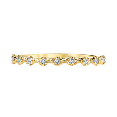 Stackable Diamond Wedding Band