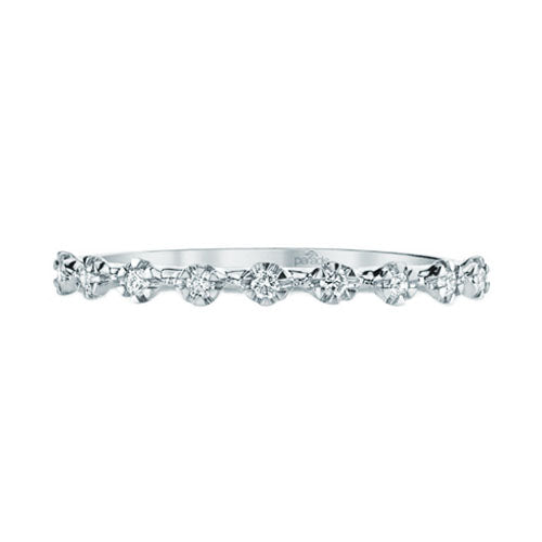 Stackable Diamond Wedding Band