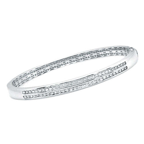 Video Thumbnail: Revisedbirks - Pre-owned Double Row Diamond Bangle