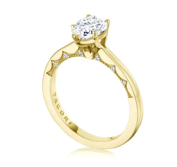 Video Thumbnail: 02 - Tacori Coastal Crescent Solitaire Pear Engagement Ring