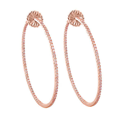 Video Thumbnail: Custom In-out Diamond Hoop Earrings