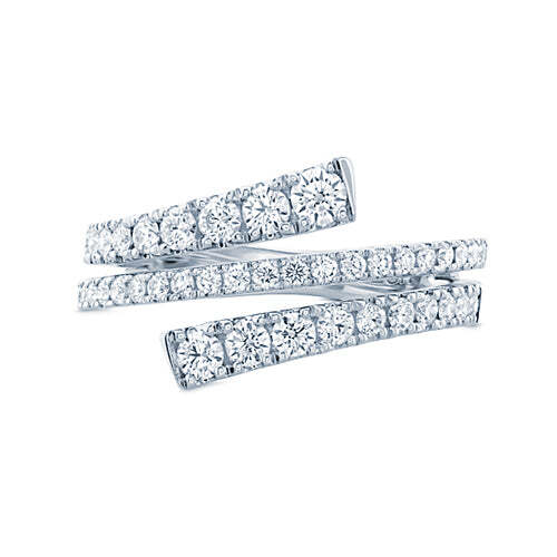 Hearts On Fire Grace Wrap Diamond Right Hand Band