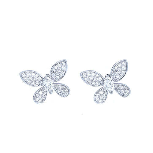 Video Thumbnail: Butterflyearrings - Butterfly Pave Diamond Earrings