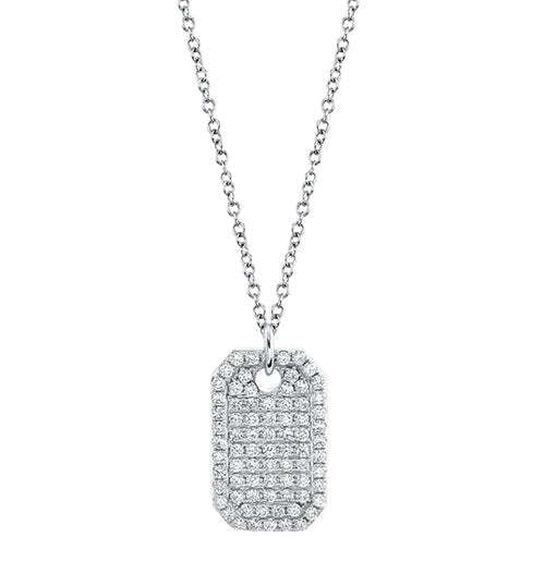 Video Thumbnail: Diamondtag - Diamond Dog Tag Necklace
