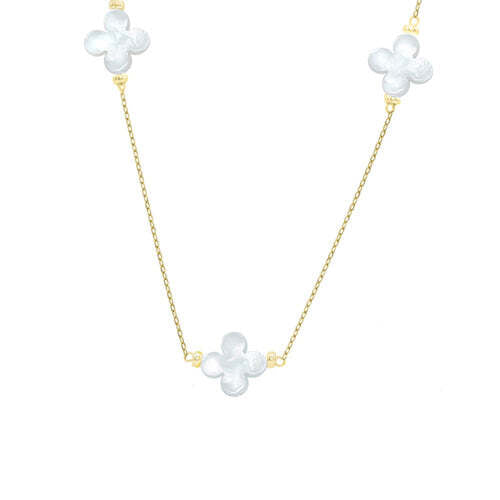 Video Thumbnail: Mother of Pearl Station Necklace