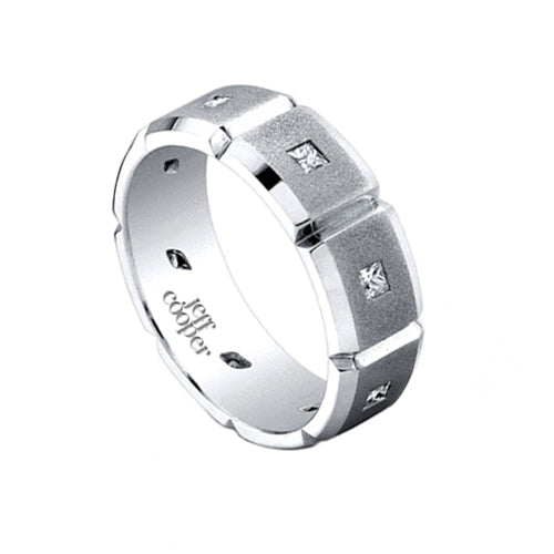 Jeff Cooper Ethan Mens Diamond Wedding Band