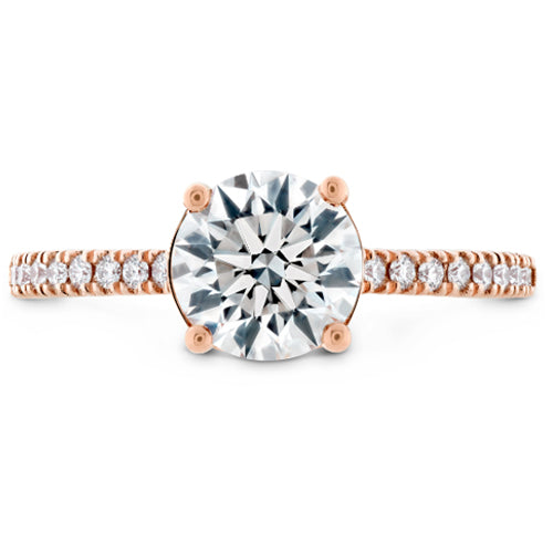 Hearts On Fire Sloane Silhouette Engagement Ring Diamond Band