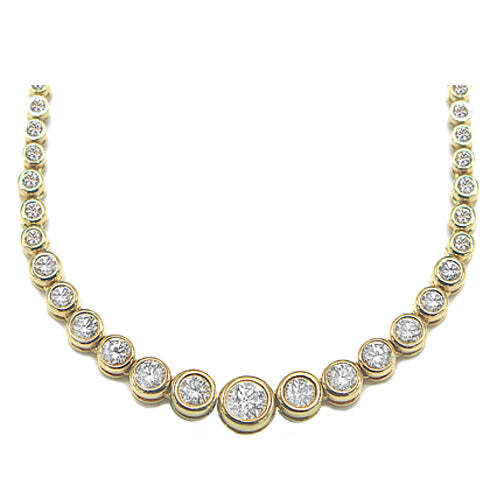 Video Thumbnail: Reviseddiamond - Pre-owned Diamond Graduated Necklace