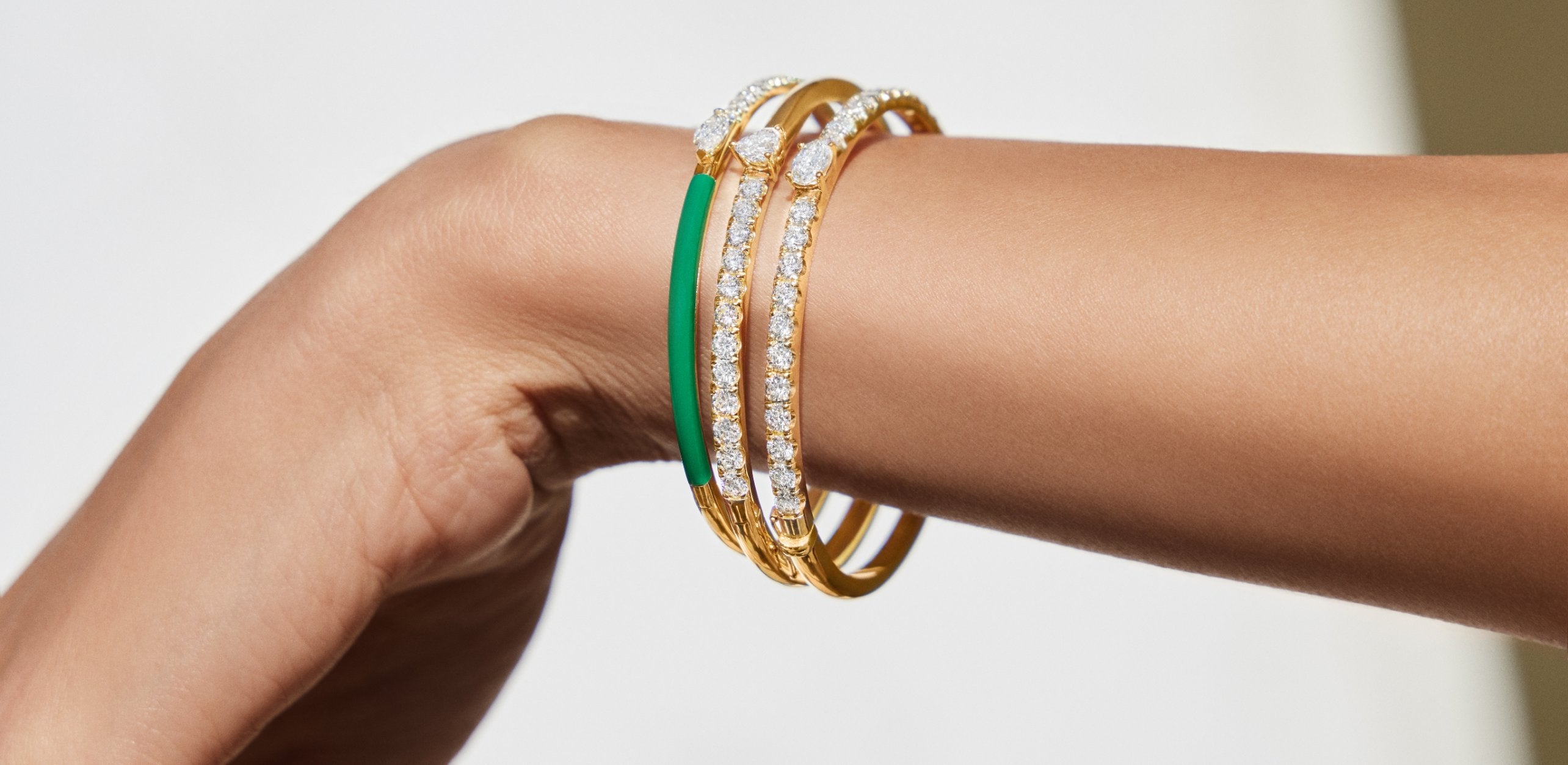 Luxury Gold and Diamond Bracelets