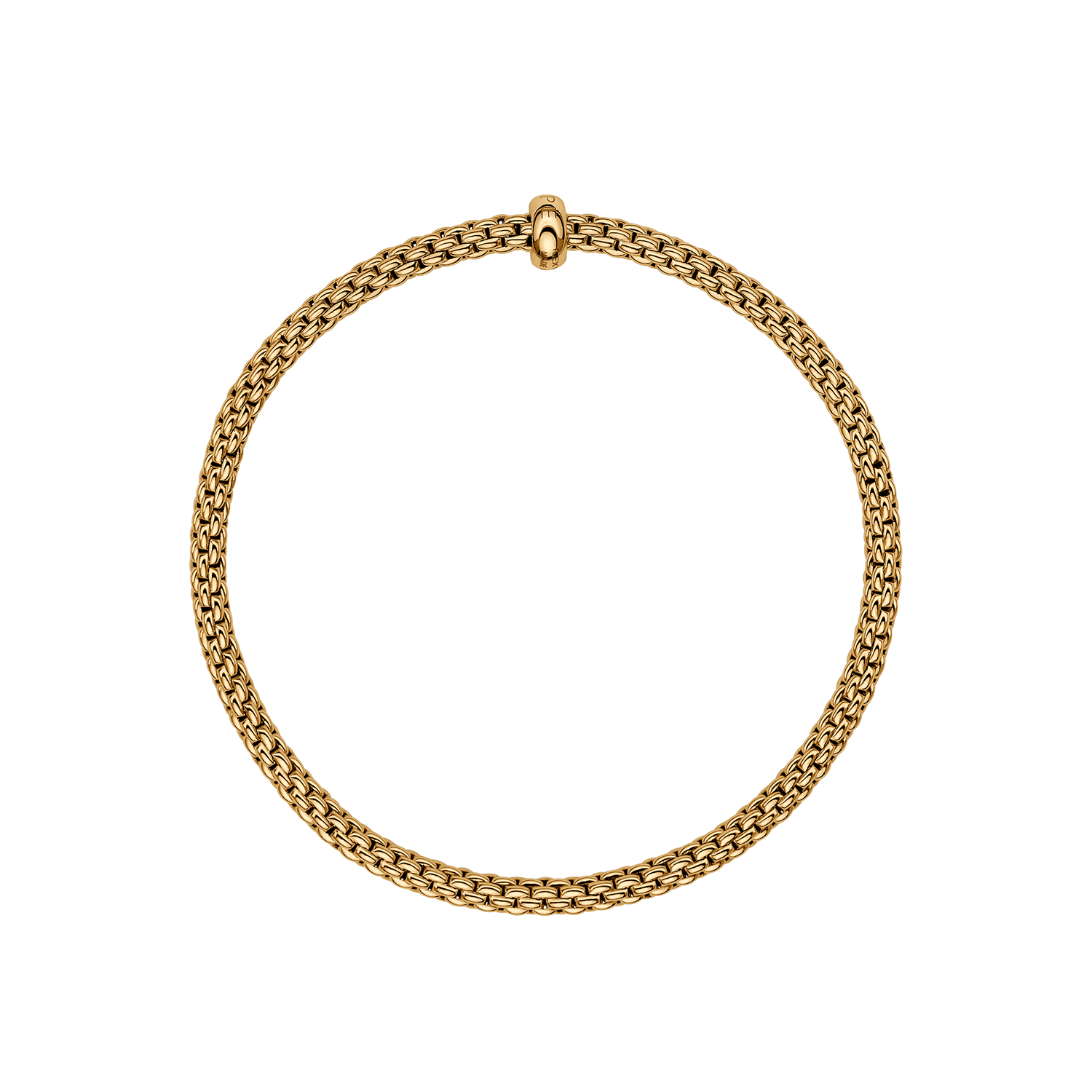 Prima 18K Yellow Gold Flex'it Bracelet with a White Diamond