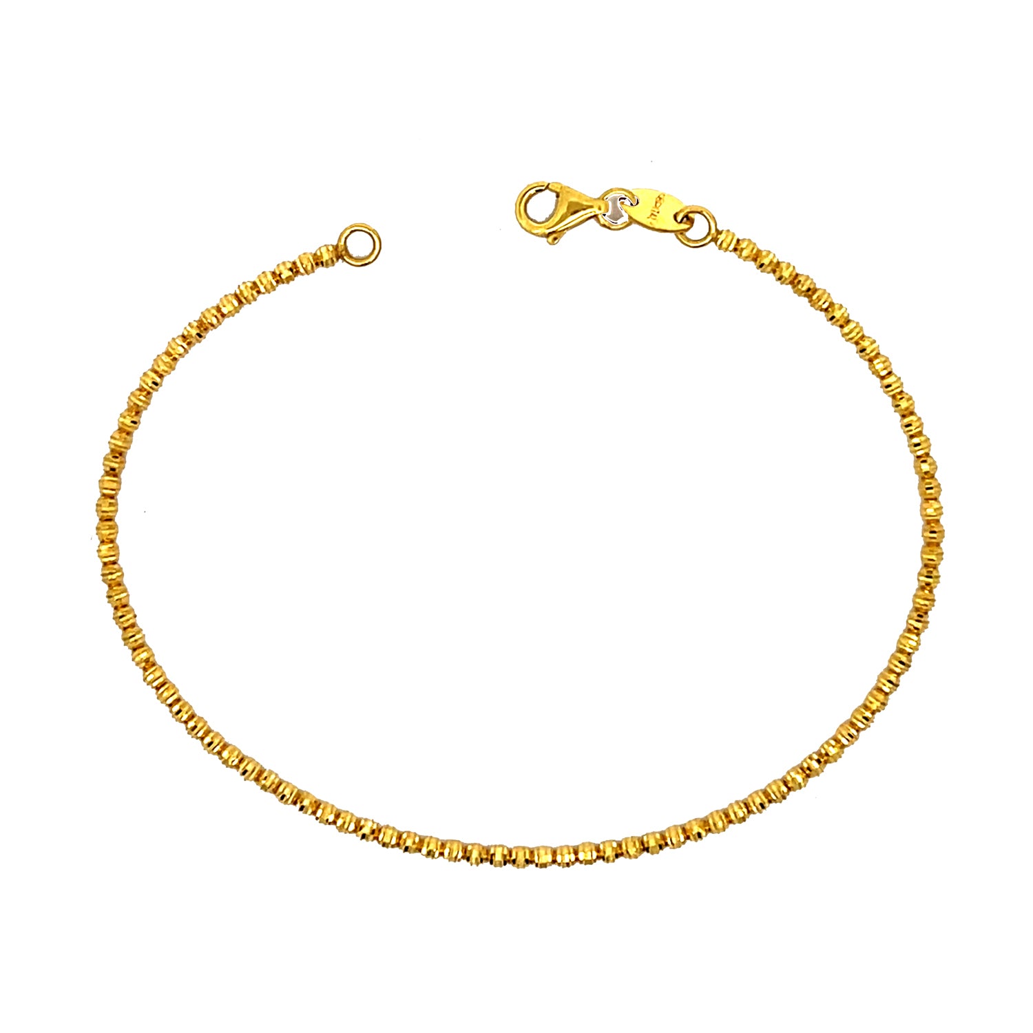 Howard 14K Yellow Gold Diamond Cut Bracelet