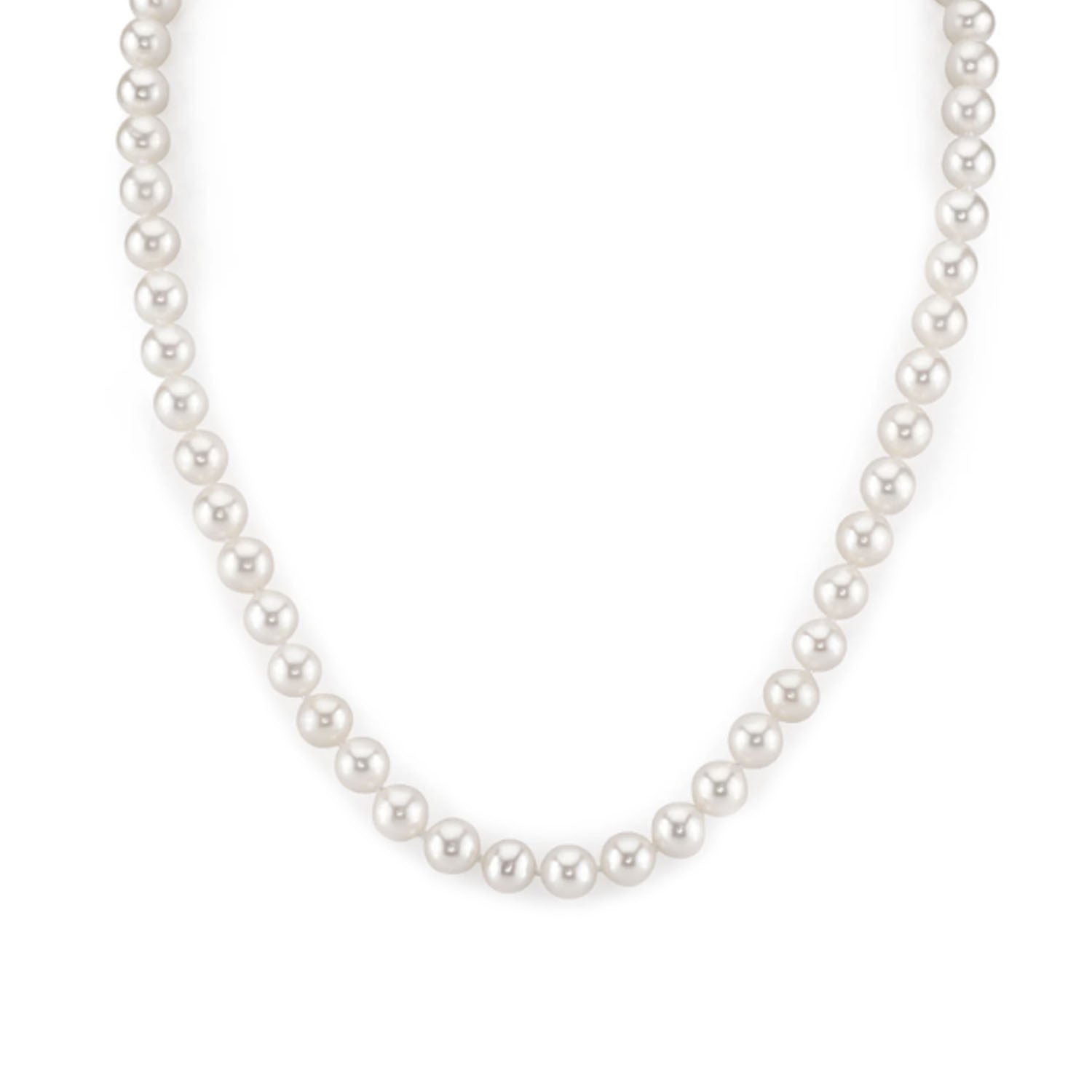 Howard 14K Yellow Gold 18" 9mm Freshwater Pearl Strand Necklace