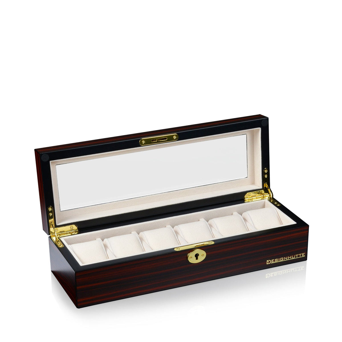 Video Thumbnail: 70005 142 02 - Auckland 6 Watches Wood Watch Box