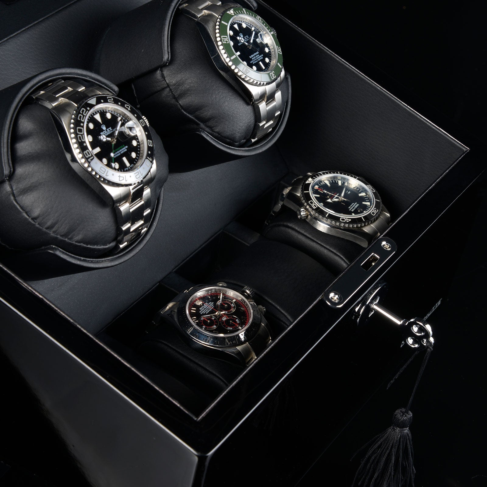 München Black for 2 Watches