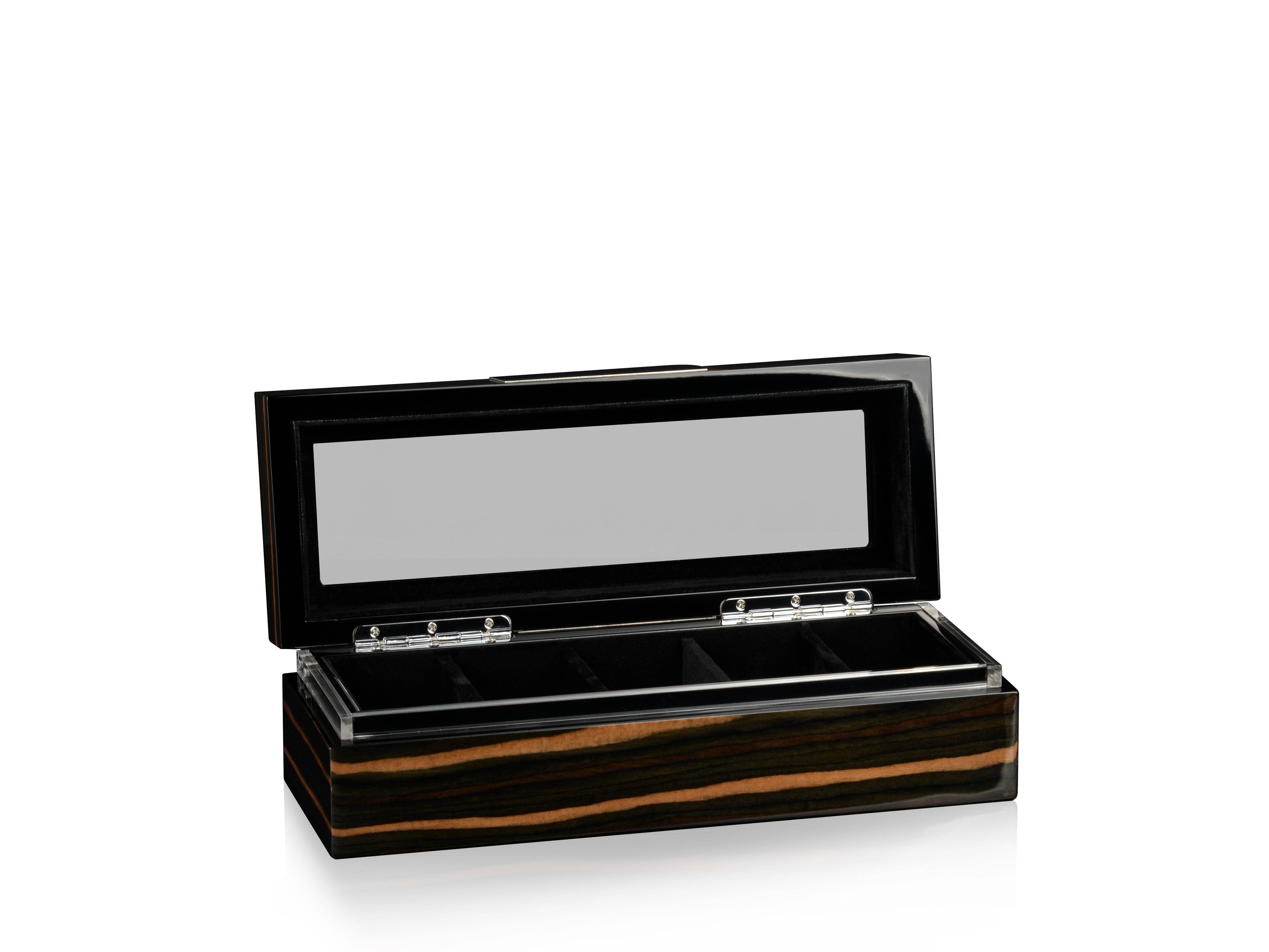 Video Thumbnail: 70019 119 03 - Executive 5 Watches Macassar &amp; Black Box
