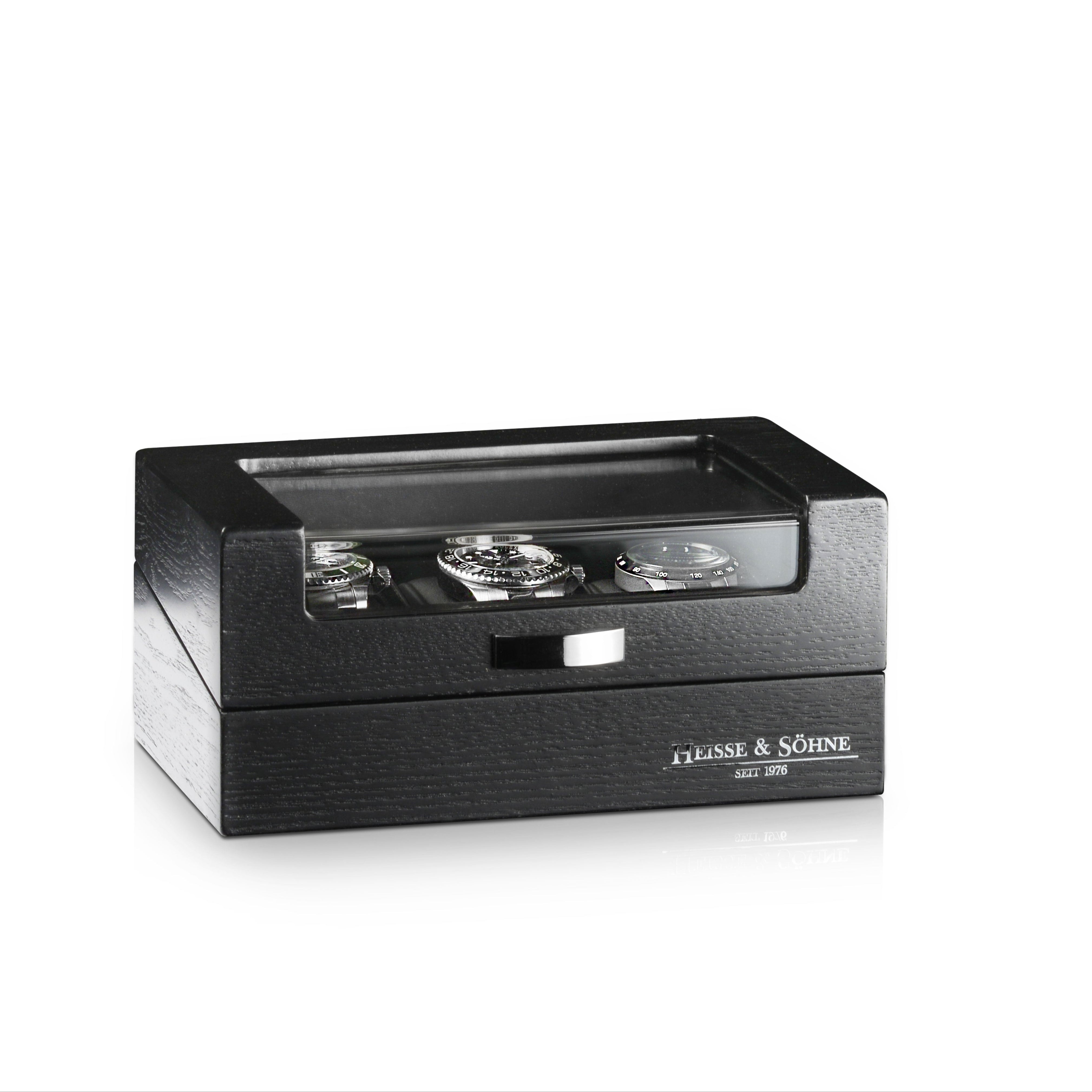 Video Thumbnail: 70019 145 - Oxford Black Watch Box for 3 Watches
