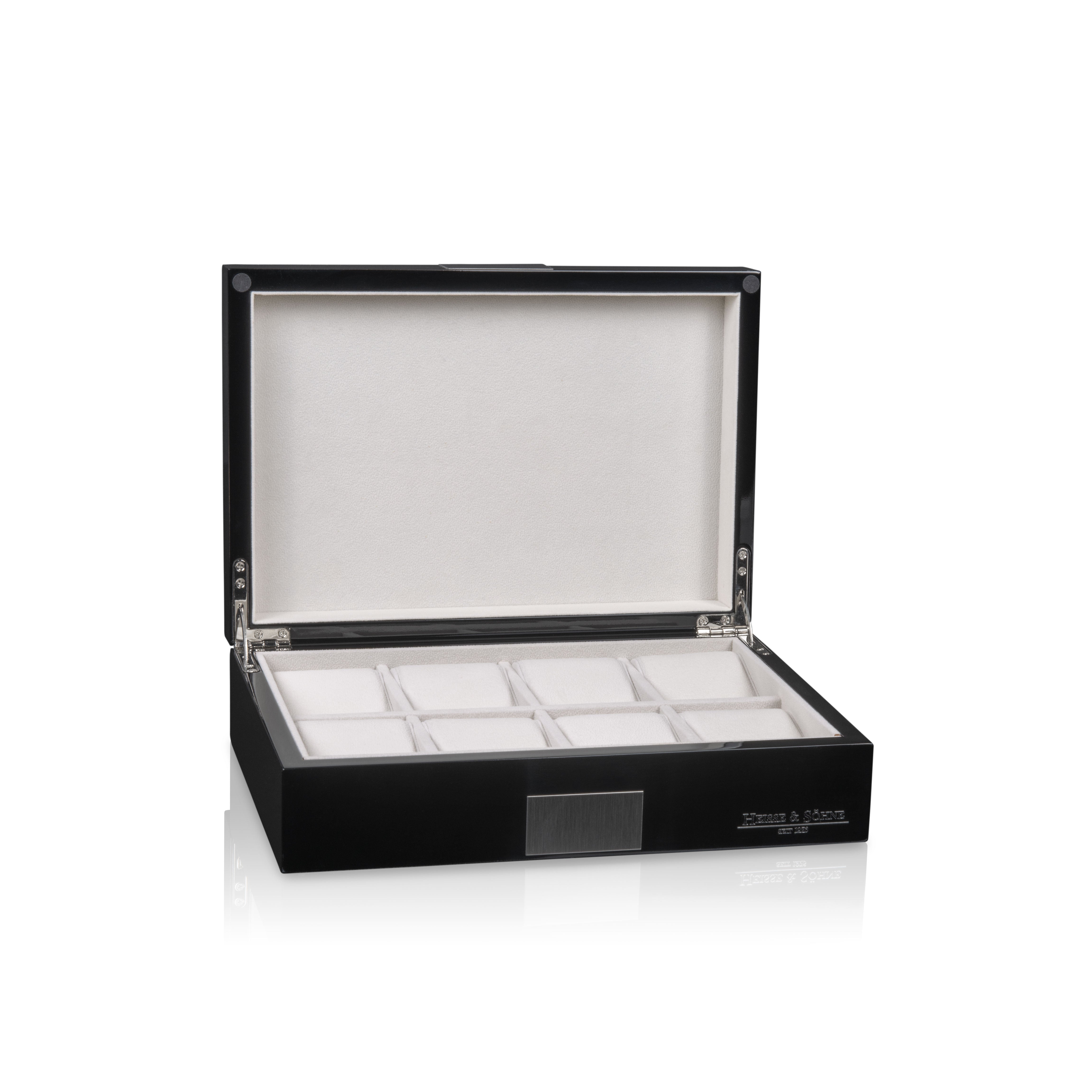 Video Thumbnail: 70019 194 142 02 - Heisse &amp; Söhne Botega Watch Box for 8 Watches in Black