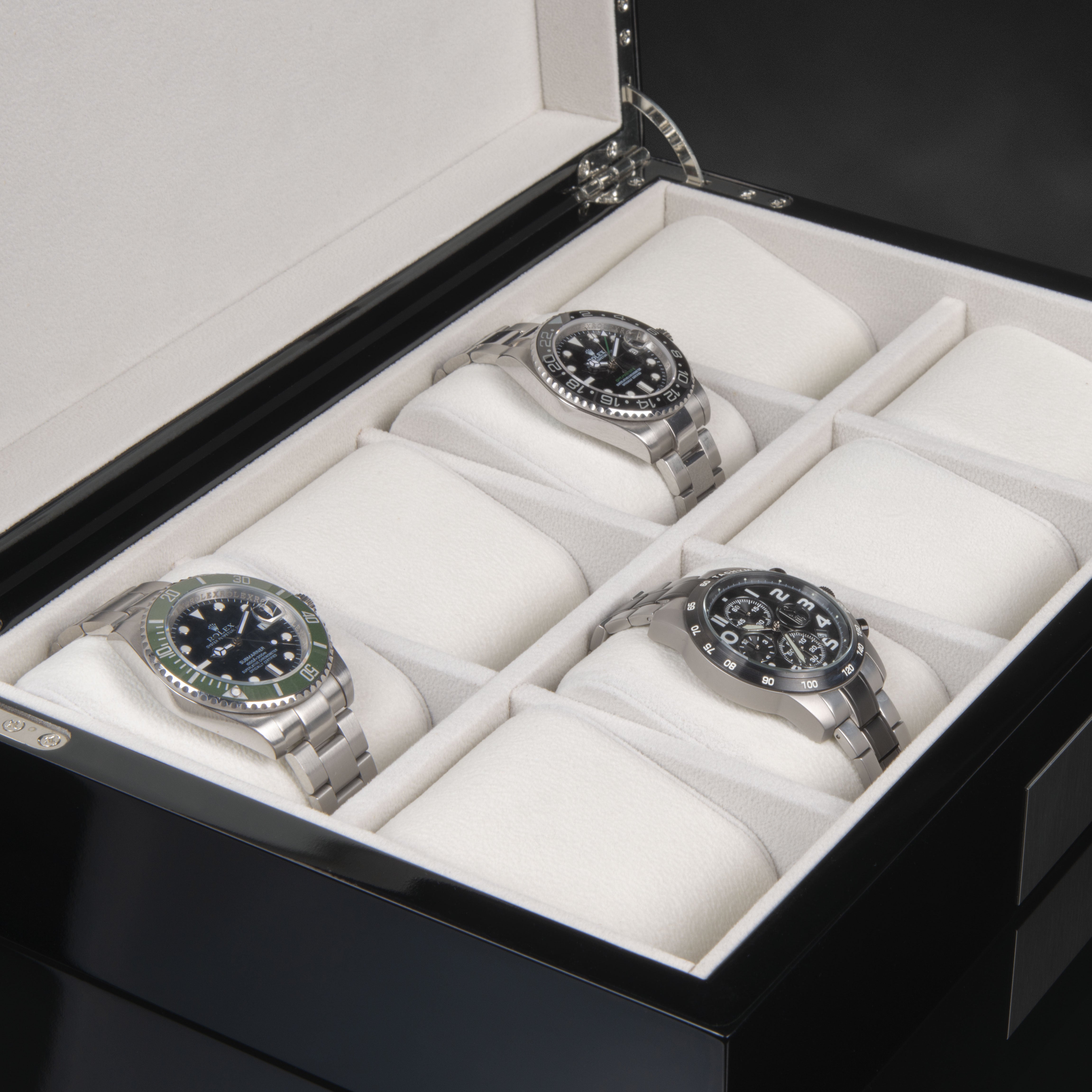 Video Thumbnail: 70019 194 142 D 01 - Heisse &amp; Söhne Botega Watch Box for 8 Watches in Black