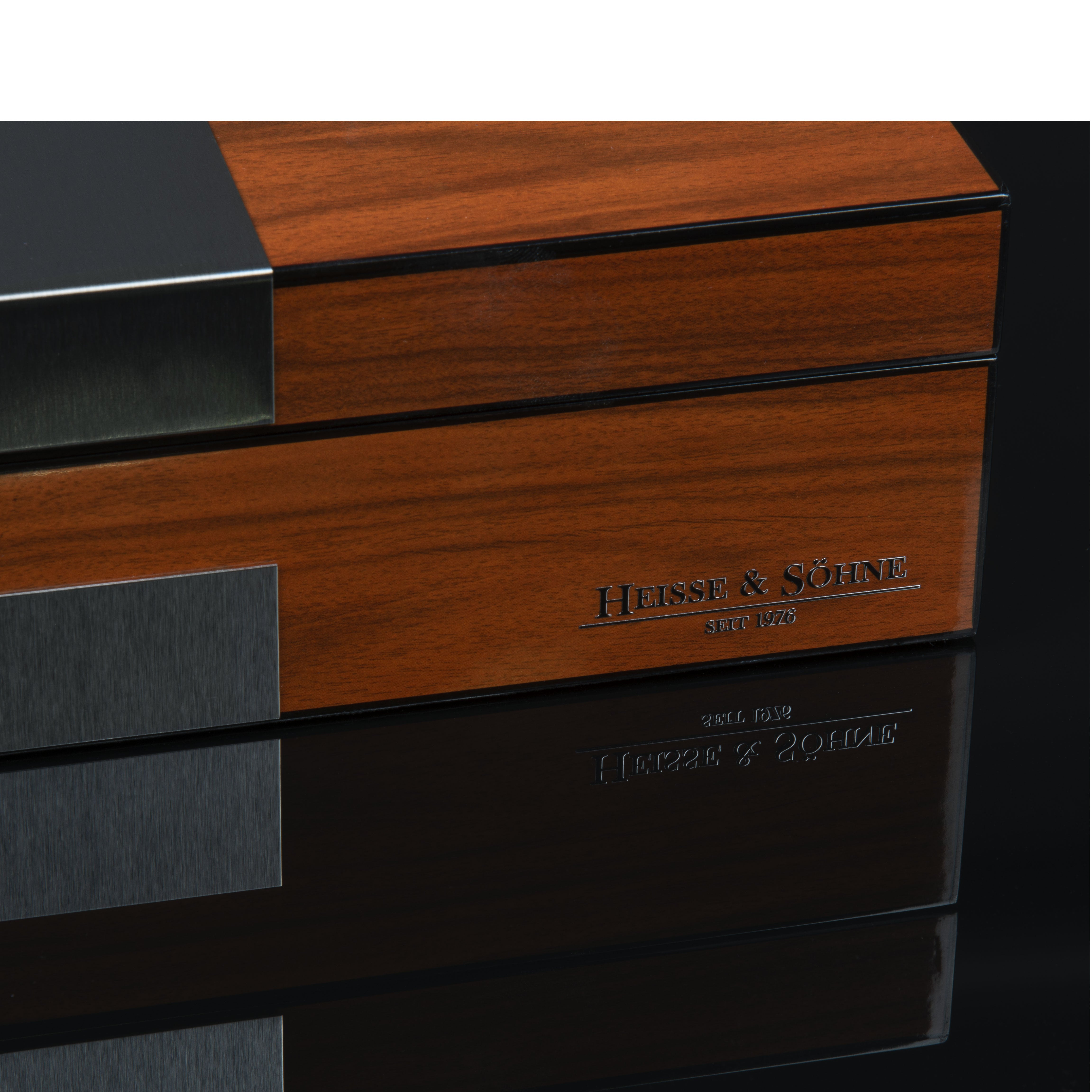 Video Thumbnail: 70019 194 53 D 02 - Heisse &amp; Söhne Botega Watch Box for 8 Watches in Wood