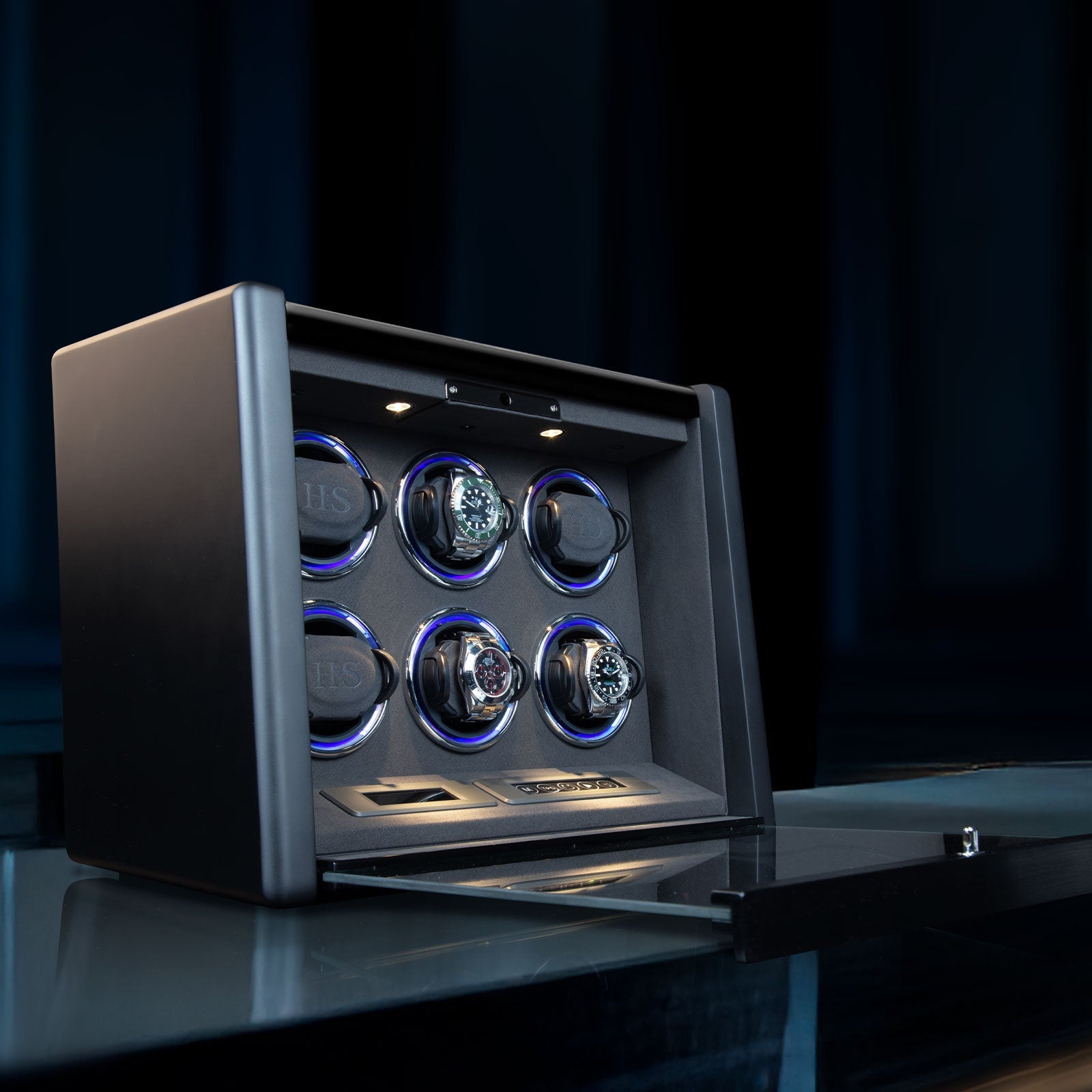 Madrid Black 6 Watches