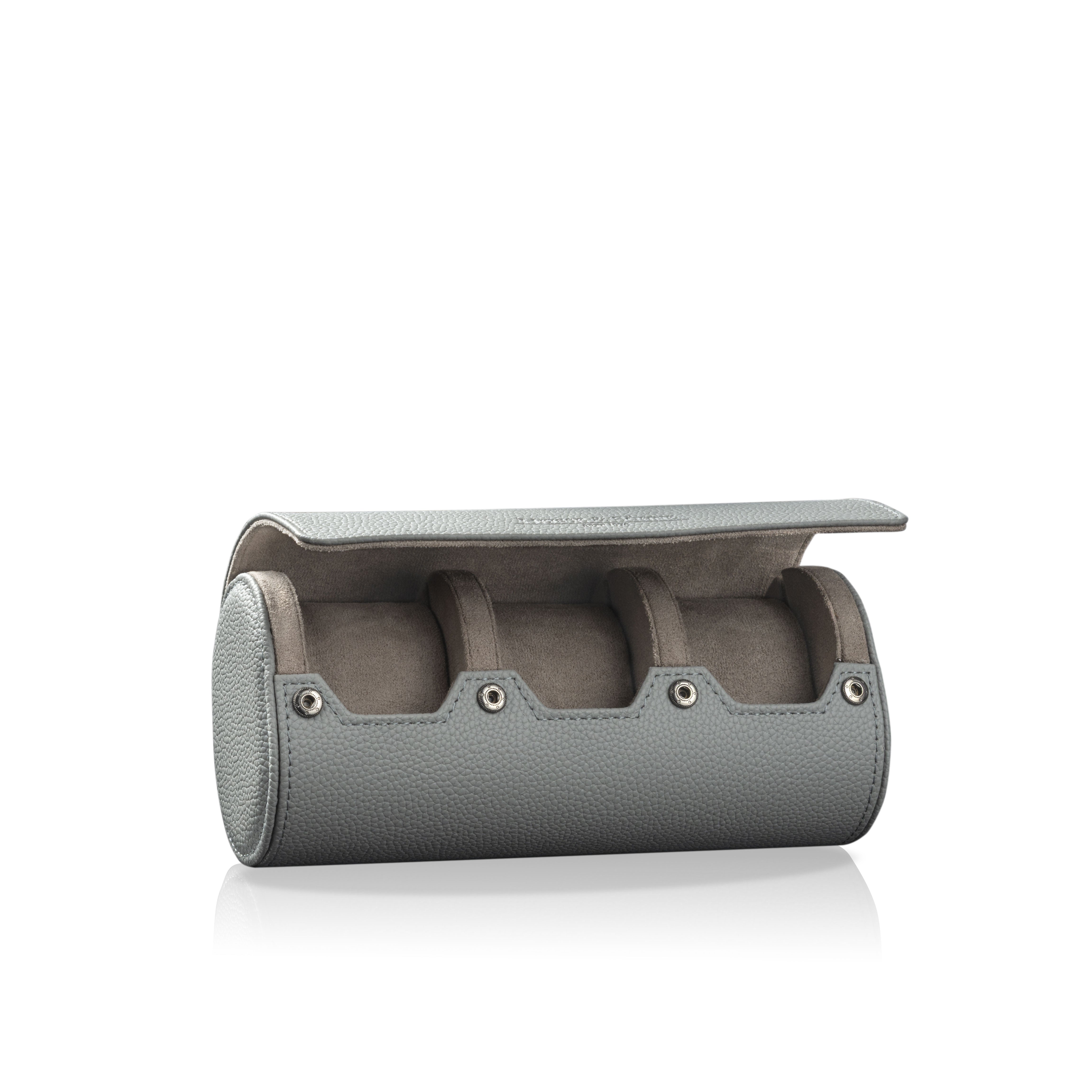 Charles Triple Watch Roll Grey & Grey