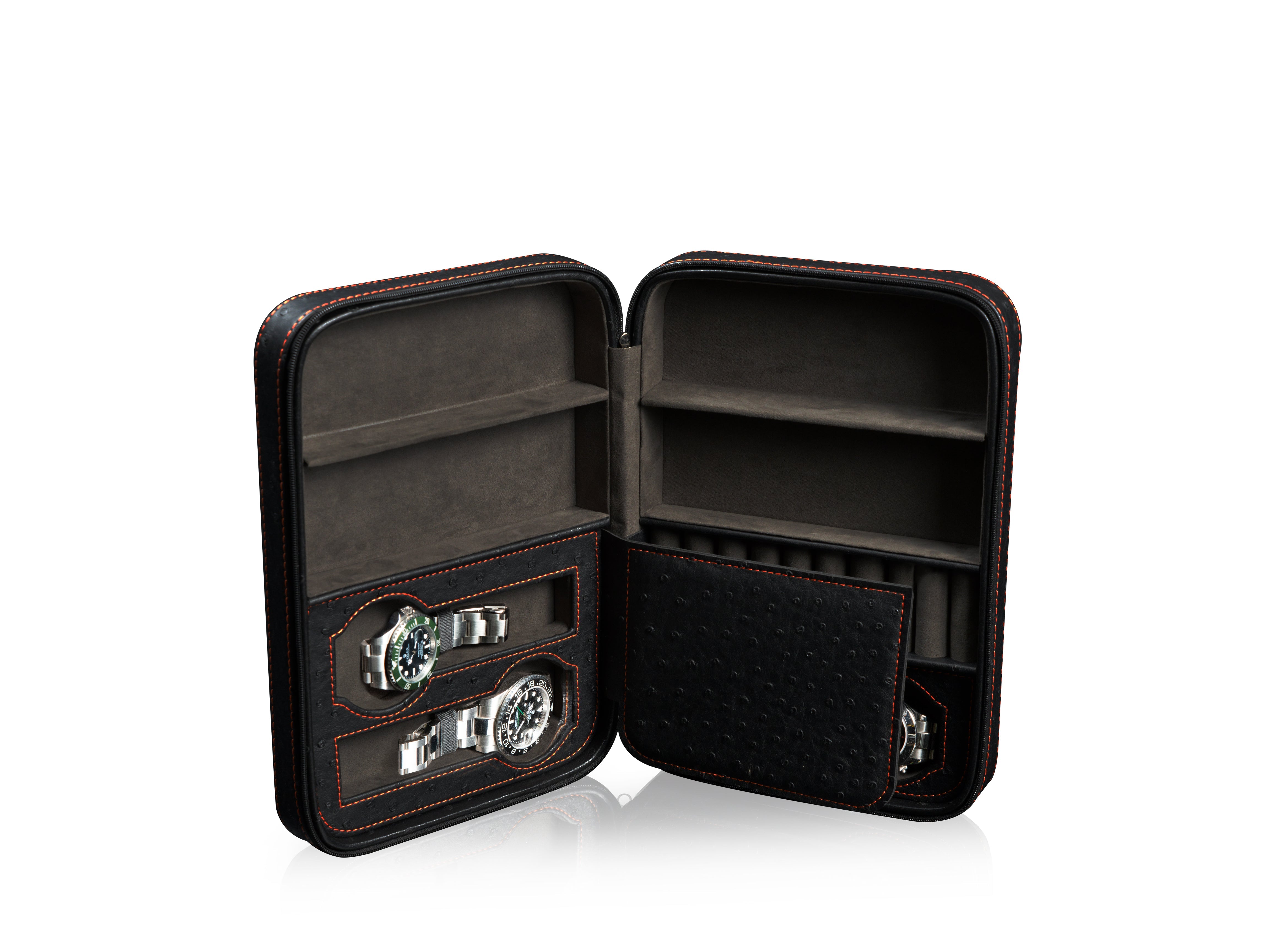 Travel Case Black & Orange