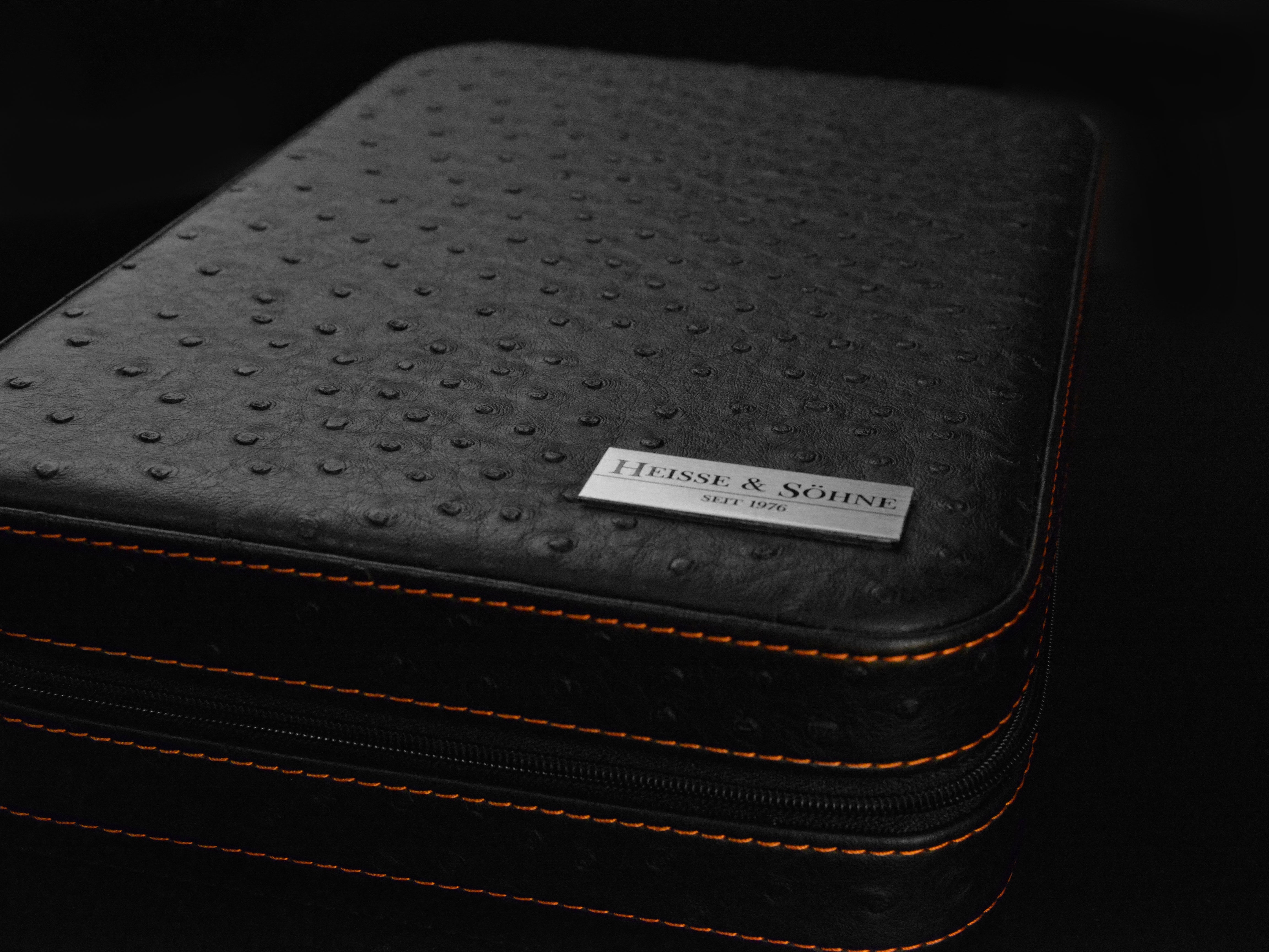 Travel Case Black & Orange
