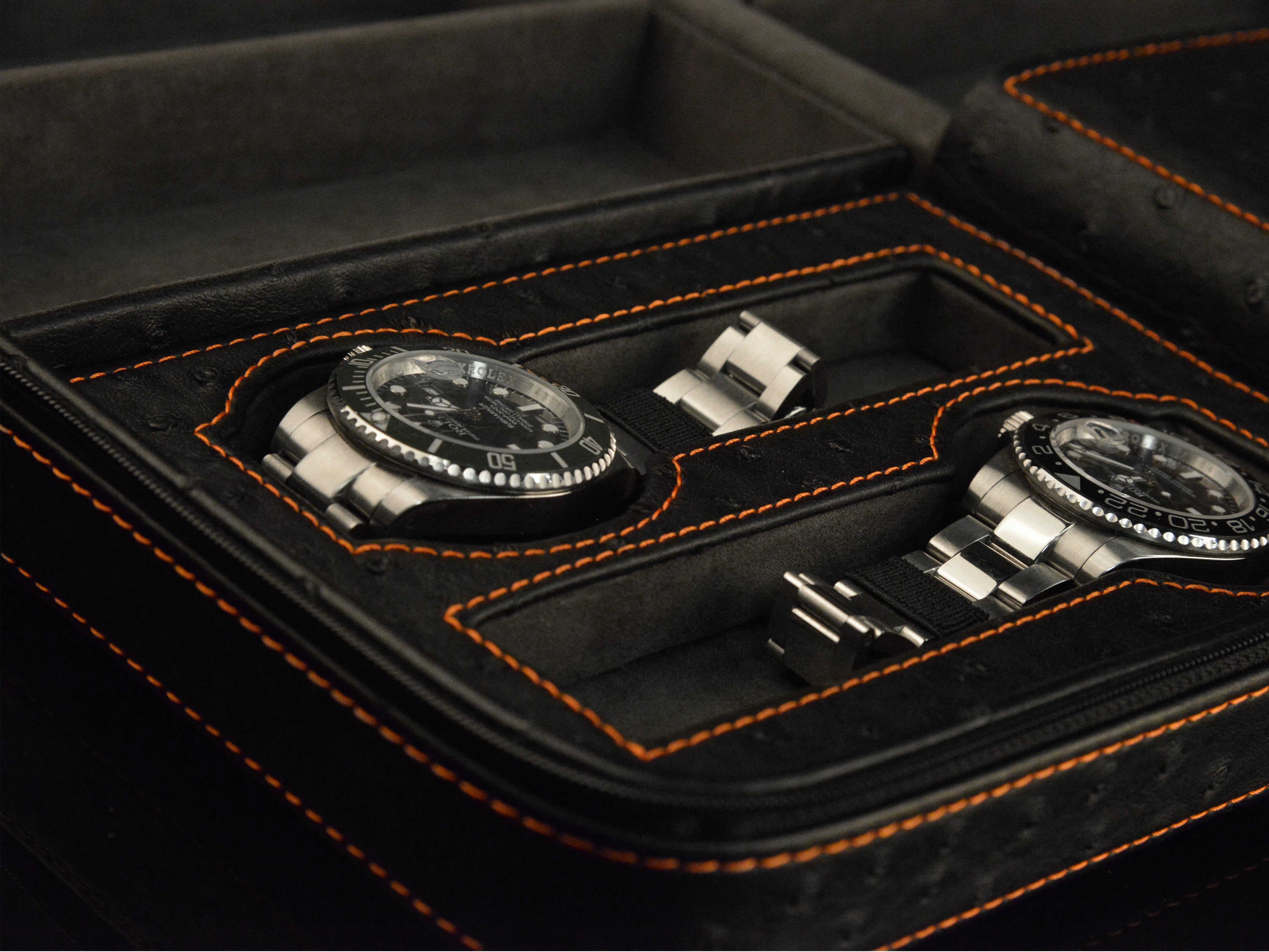 Travel Case Black & Orange